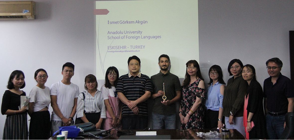 Dr. Görkem from Anadolu University Visited Center for Balkan Studies